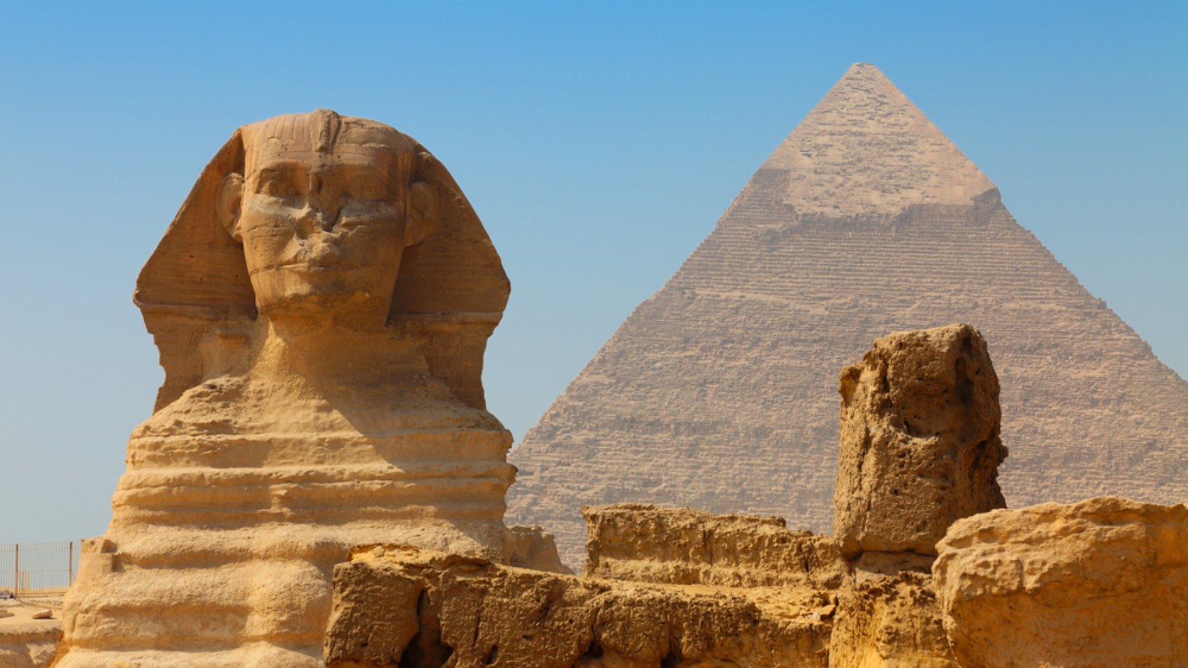 The,Sphinx,And,Pyramid,Of,Khafre