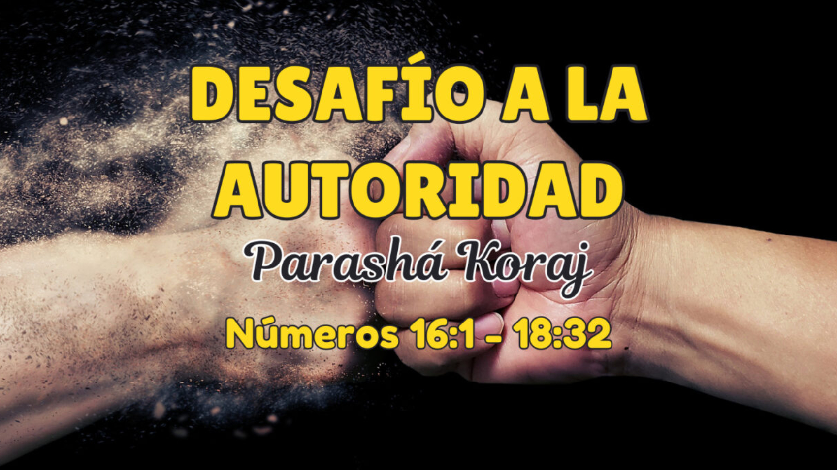 Header of Parashá Koraj