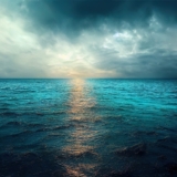 Calm,Weather,On,Sea,Or,Ocean,With,Clouds