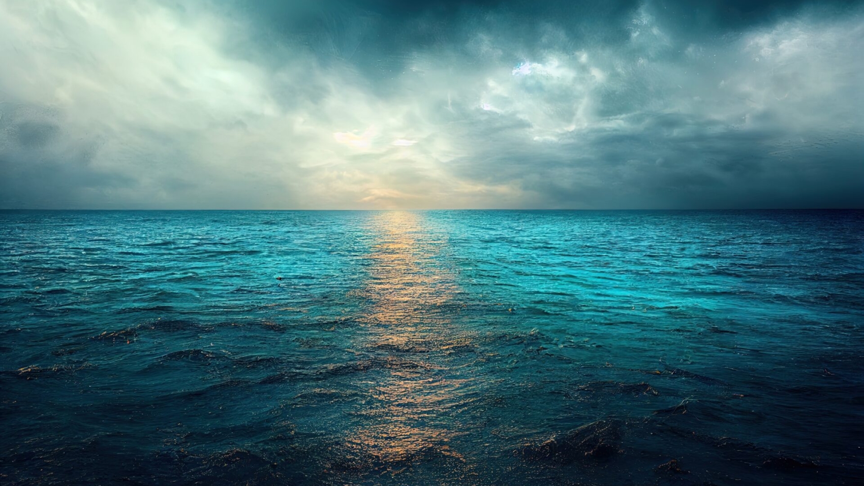 Calm,Weather,On,Sea,Or,Ocean,With,Clouds