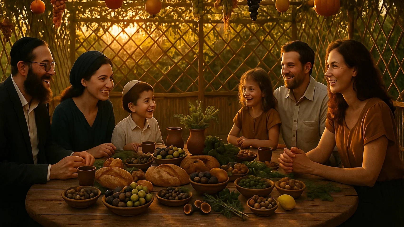 Dos familias en Sukot 4